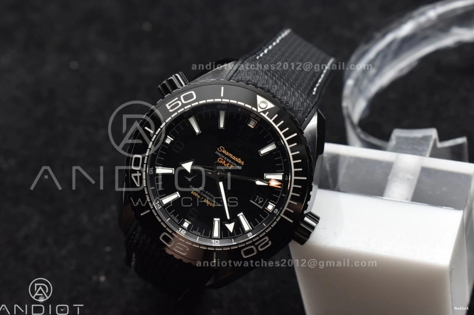 Real Deep Edition Strap Nylon on Super Ceramic VSF 45.5mm Black Black Clone Planet A8906 Best 1:1 Ocean 0517